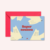 Carte lifestyle - Super Nounou (avec enveloppe)