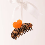 Pince cœur tangerine