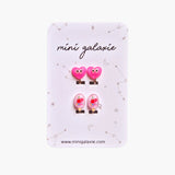 Boucles d'oreilles clips pour enfant - cœurs et glaces 💗🍦
