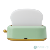 Lampe de nuit LED grille-pain verte de Mary