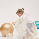 Ballon sauteur doré pailleté