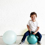 Ballon sauteur vert pailleté