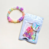 Kit bijou bracelet enfant - modèle LOVE fluo 💖+ 1 tatouage