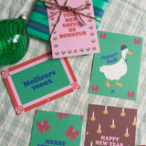 Carte "Noël" : Merry Christmas (avec enveloppe)