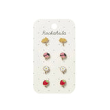 Boucles d'oreilles à clip "Jardin de Printemps"