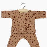 Les P'tits Basiques - Pyjama Morgan en maille nid d'abeille