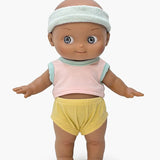 Maïa, poupée Mini Pancha et son ensemble d'aérobique rose / vanille