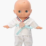 Zébulon, poupon Mini Pancha et son ensemble de judoka