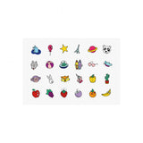 Coffret 2 vernis et stickers