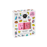 Coffret 2 vernis et stickers