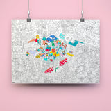 Poster géant à colorier