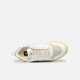 BASKET V10 CHROMEFREE LEATHER WHITE EMERAUDE ALMOND